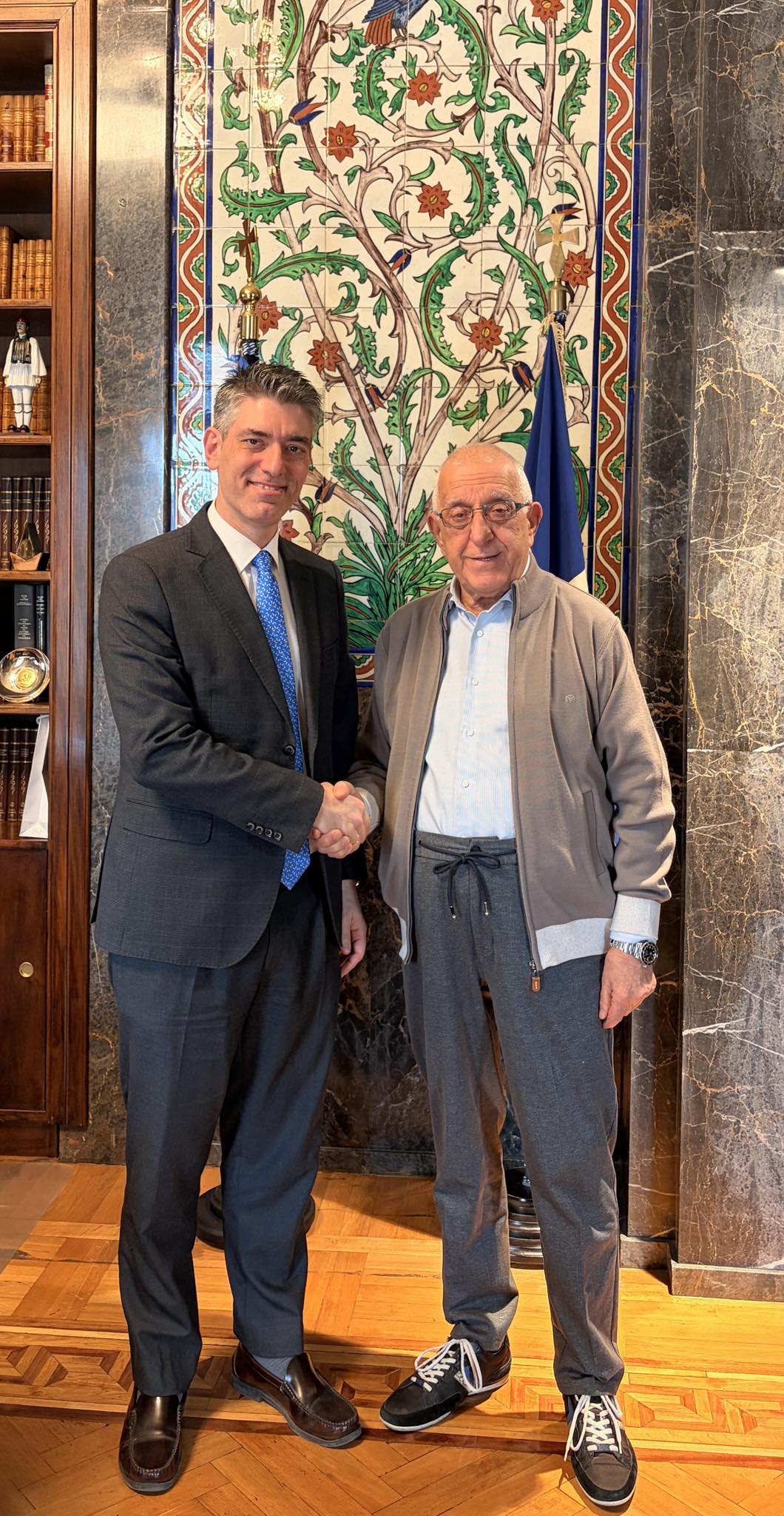 Συνάντηση με τον Πρόεδρο της Βουλής κ. Νικήτα Κακλαμάνη